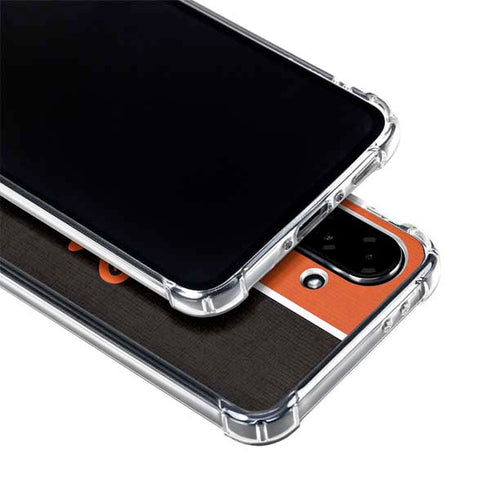 MLB Baltimore Orioles Split Galaxy A36 5G Clear Case