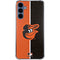 MLB Baltimore Orioles Split Galaxy A55 5G Clear Case