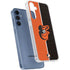 MLB Baltimore Orioles Split Galaxy A55 5G Clear Case