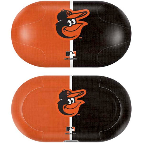 MLB Baltimore Orioles Split Galaxy Buds Plus Skin