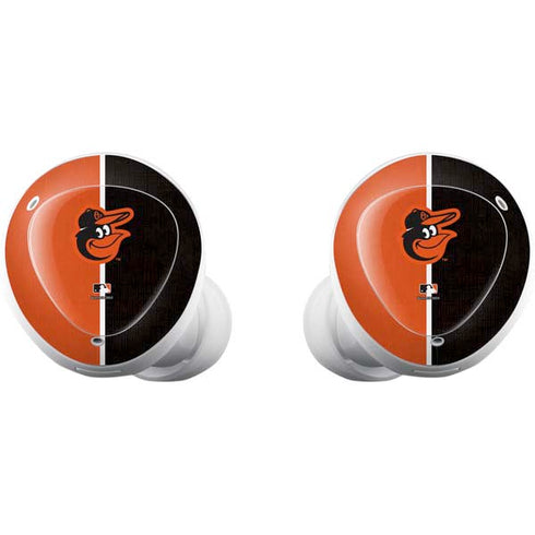 MLB Baltimore Orioles Split Galaxy Buds Plus Skin