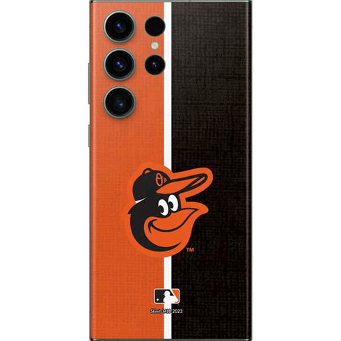 MLB Baltimore Orioles Split Galaxy Skins