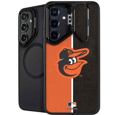 MLB Baltimore Orioles Split Galaxy S24 FE Kickstand Case