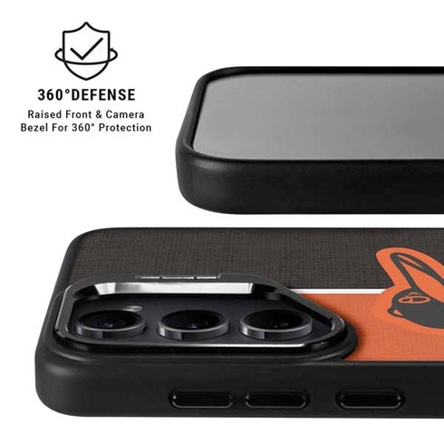 MLB Baltimore Orioles Split Galaxy S25 Kickstand Case