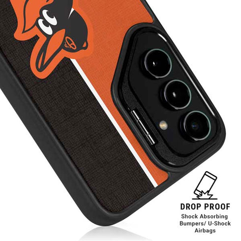 MLB Baltimore Orioles Split Galaxy S25 Kickstand Case