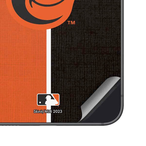 MLB Baltimore Orioles Split Galaxy S25 Skin
