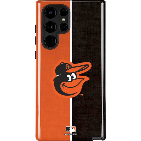 MLB Baltimore Orioles Split Galaxy S25 Ultra Impact Case