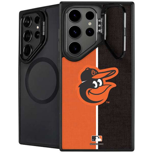 MLB Baltimore Orioles Split Galaxy S25 Ultra Kickstand Case