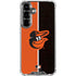 MLB Baltimore Orioles Split Galaxy S26 Clear Case