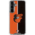 MLB Baltimore Orioles Split Galaxy S26 Plus Clear Case