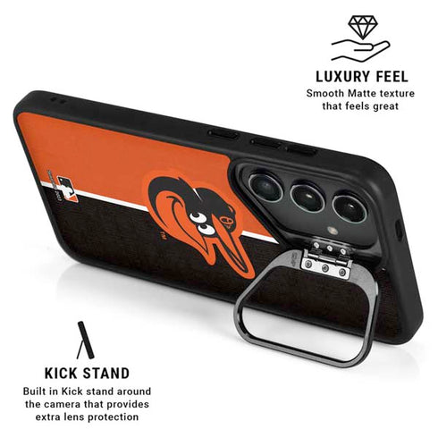 MLB Baltimore Orioles Split Galaxy S26 Plus Kickstand Case