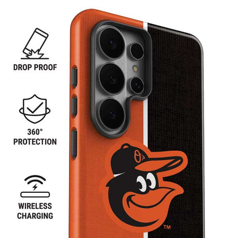 MLB Baltimore Orioles Split Galaxy S26 Ultra Impact Case