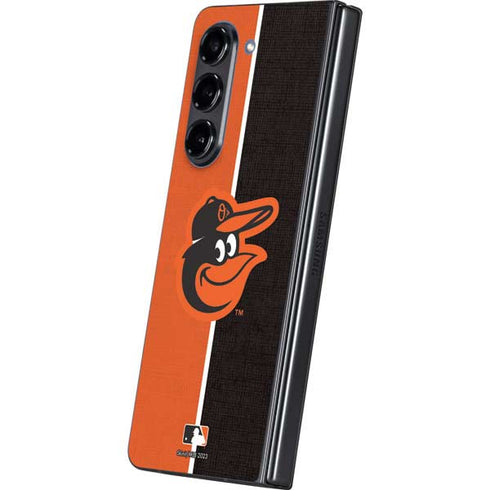 MLB Baltimore Orioles Split Galaxy Z Fold5 5G Skin