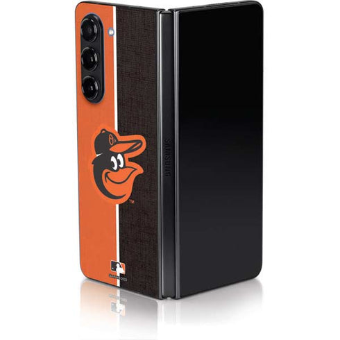 MLB Baltimore Orioles Split Galaxy Z Fold5 5G Skin