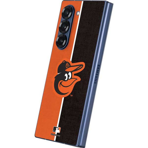 MLB Baltimore Orioles Split Galaxy Z Fold6 Skin