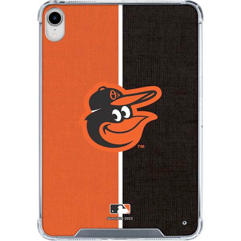 MLB Baltimore Orioles Split iPad 11th Gen (2025) Clear Case