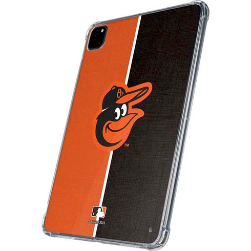 MLB Baltimore Orioles Split iPad Pro 11in (2024) Clear Case