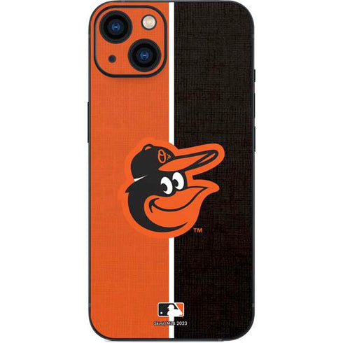 MLB Baltimore Orioles Split iPhone Skins