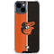 MLB Baltimore Orioles Split iPhone 15 Clear Case