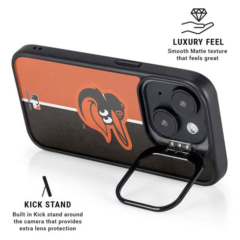 MLB Baltimore Orioles Split iPhone 15 Plus Kickstand Case