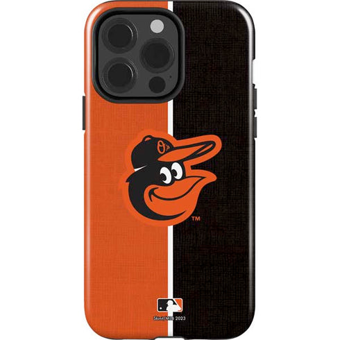 MLB Baltimore Orioles Split iPhone 15 Pro Impact Case