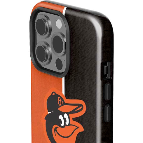 MLB Baltimore Orioles Split iPhone 15 Pro Impact Case