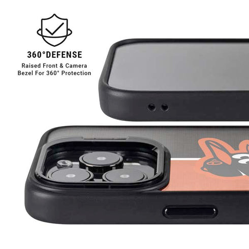MLB Baltimore Orioles Split iPhone 15 Pro Kickstand Case