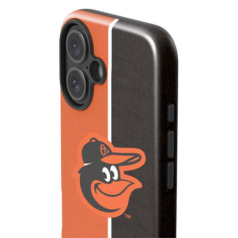 MLB Baltimore Orioles Split iPhone 16 Impact Case