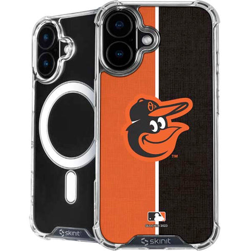MLB Baltimore Orioles Split iPhone 16 Plus MagSafe Case