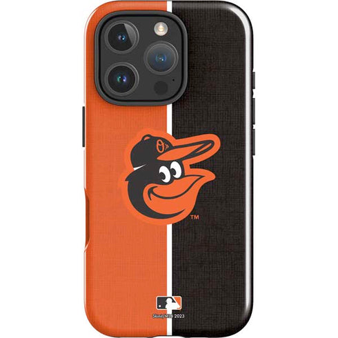 MLB Baltimore Orioles Split iPhone 16 Pro Impact Case