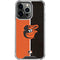 MLB Baltimore Orioles Split iPhone 16 Pro Max Clear Case