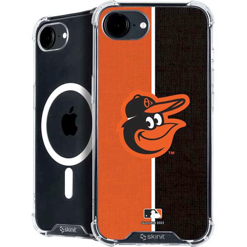 MLB Baltimore Orioles Split iPhone 16e MagSafe Case