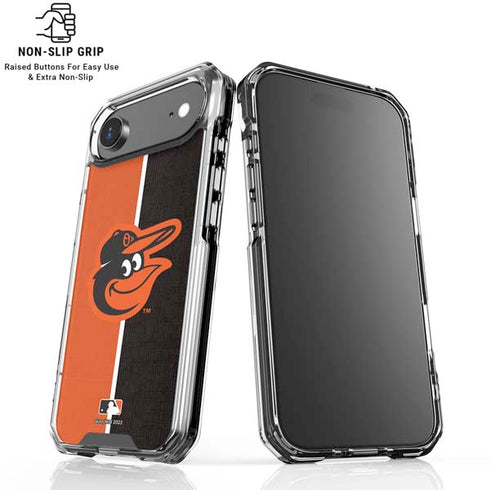 MLB Baltimore Orioles Split iPhone 17 Air Clear Case