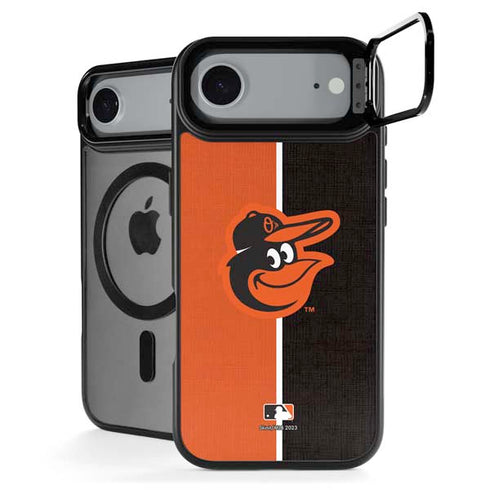 MLB Baltimore Orioles Split iPhone 17 Air Kickstand Case