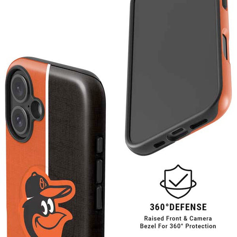 MLB Baltimore Orioles Split iPhone 17 Magsafe Impact Case