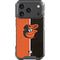 MLB Baltimore Orioles Split iPhone 17 Pro Clear Case