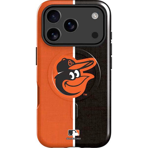 MLB Baltimore Orioles Split iPhone 17 Pro Magsafe Impact Case