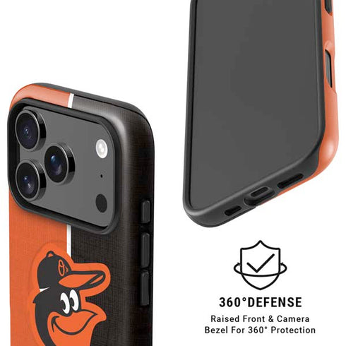 MLB Baltimore Orioles Split iPhone 17 Pro Max Magsafe Impact Case