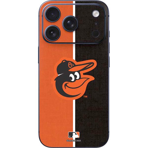 MLB Baltimore Orioles Split iPhone 17 Pro Skin