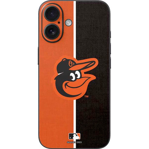 MLB Baltimore Orioles Split iPhone 17 Skin