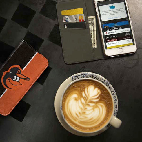 MLB Baltimore Orioles Split iPhone 7 Folio Case