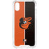 MLB Baltimore Orioles Split iPhone XS Clear Case
