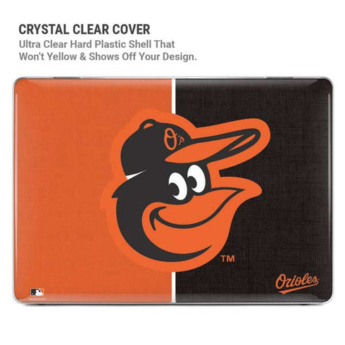 MLB Baltimore Orioles Split MacBook Pro 14in (2021-24) Case plus Skin