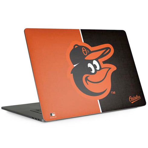 MLB Baltimore Orioles Split MacBook Skins