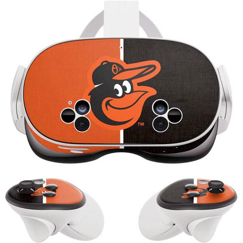 MLB Baltimore Orioles Split Meta Quest 3S Skin