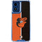 MLB Baltimore Orioles Split Moto G 5G (2024) Clear Case
