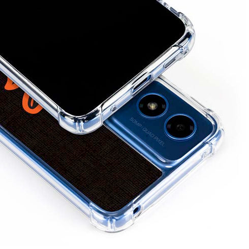 MLB Baltimore Orioles Split Moto G 5G (2024) Clear Case