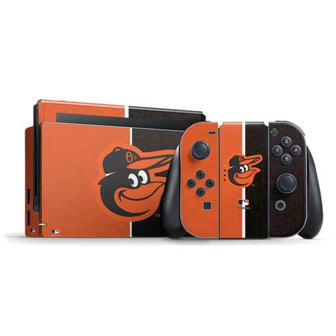 MLB Baltimore Orioles Split Nintendo Skins