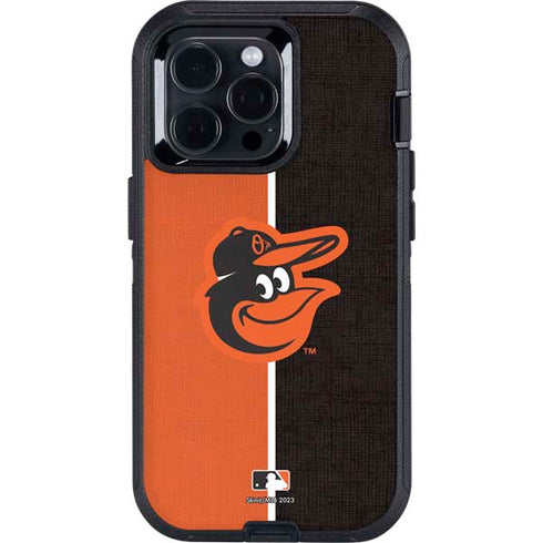 MLB Baltimore Orioles Split Otterbox Defender iPhone Skin