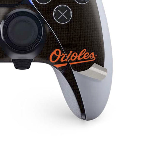 MLB Baltimore Orioles Split PS5 DualSense Edge Pro Controller Skin